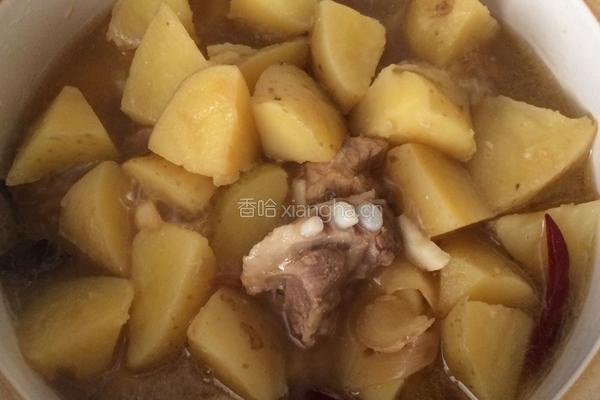 土豆炖排骨的做法图解11