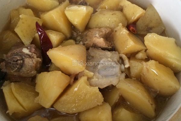 土豆炖排骨的做法图解12