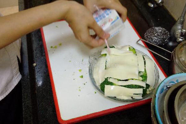 芝士焗西兰花的做法图解4
