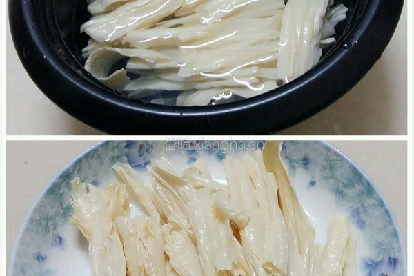 黑木耳芹菜炒腐竹的做法图解7
