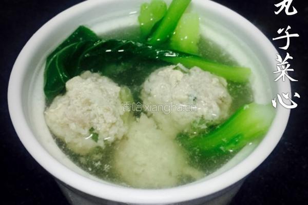 水丸子菜心汤的做法图解10
