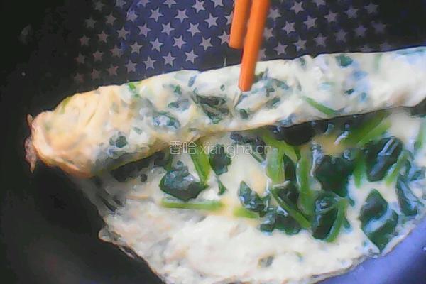 菠菜鸡蛋卷的做法图解8