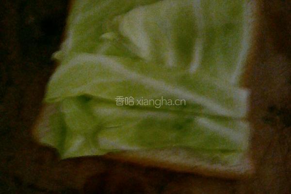 火腿三文治的做法图解2