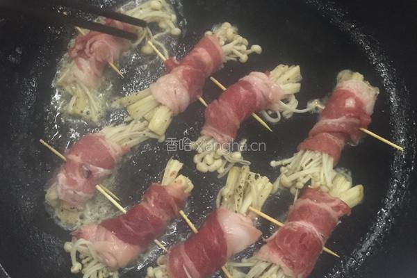 孜然金菇肥牛卷的做法图解7