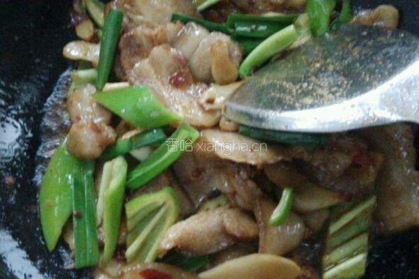 仔姜回锅肉的做法图解5