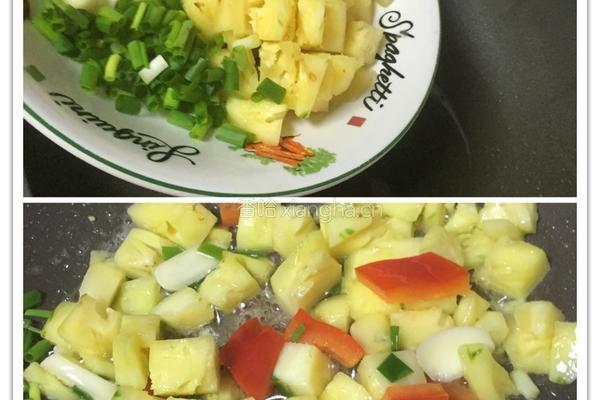 菠萝咕噜肉的做法图解4