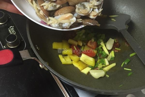 炒花甲的做法图解4