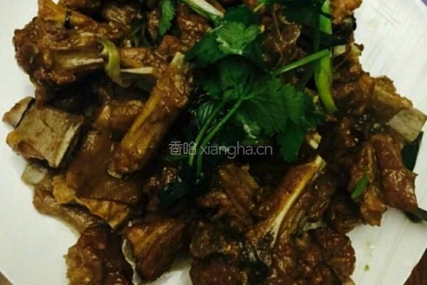 爆炒羊排的做法图解3