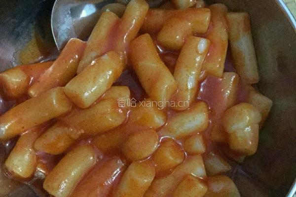 韩国炒年糕的做法图解2