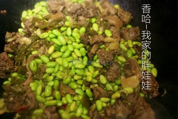 毛豆烧鸭的做法图解9