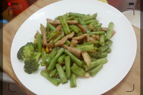 蒜香豆角炒肉丝的做法图解9