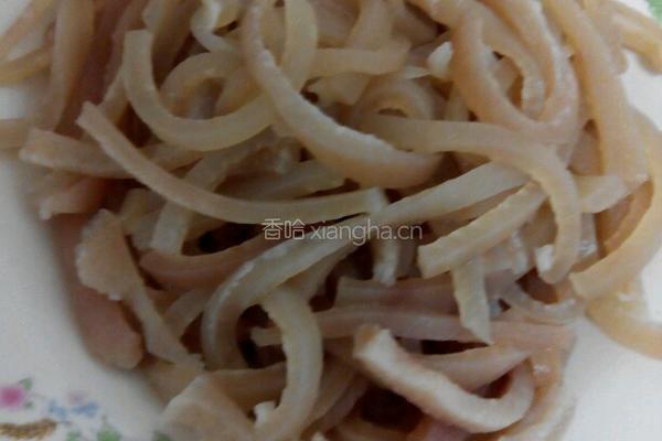 尖椒肉片丝的做法图解4