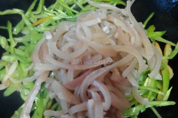 尖椒肉片丝的做法图解8