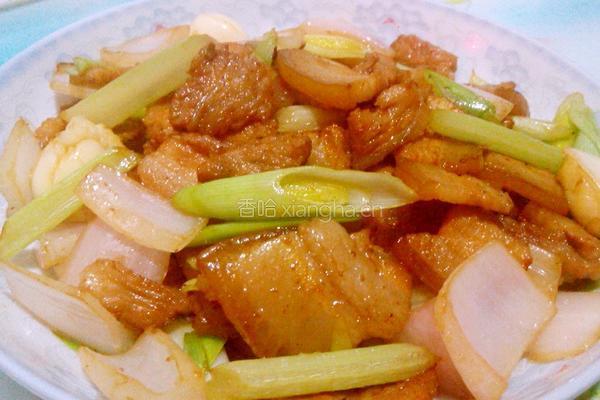 小炒花肉的做法图解6