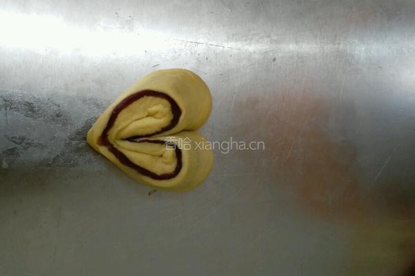 心型豆沙包的做法图解4