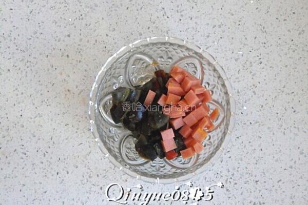 皮蛋瘦肉粥的做法图解4