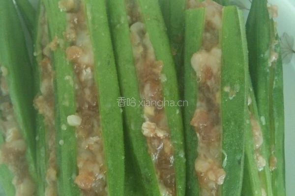 香炸秋葵的做法图解4