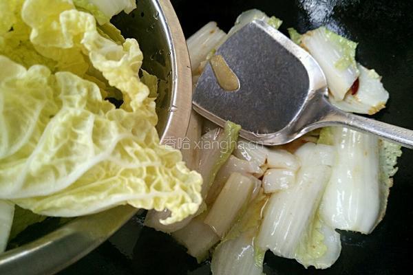 醋溜娃娃菜的做法图解6