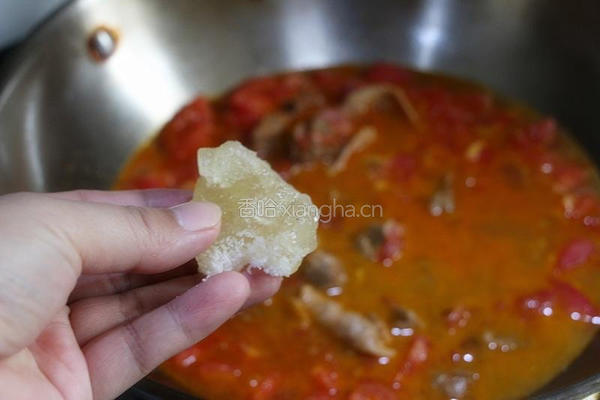 西红柿炖牛腩的做法图解13