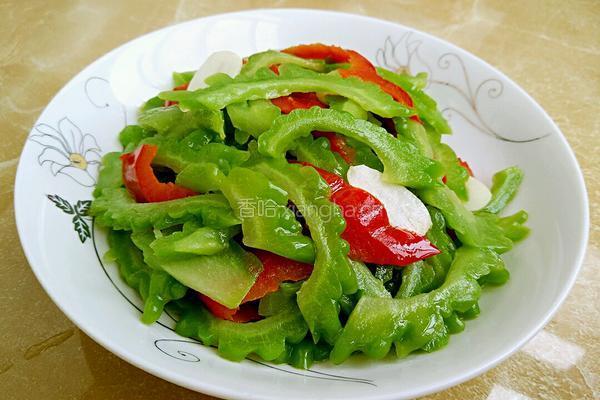 清炒苦瓜的做法图解10