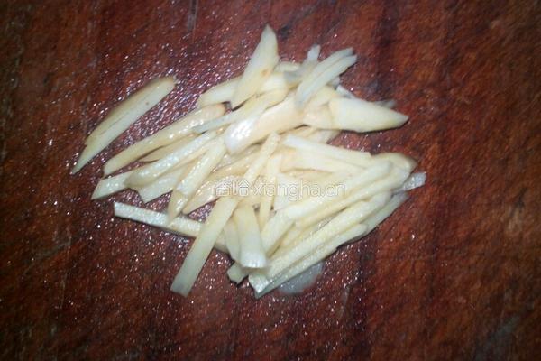 豆芽土豆面的做法图解4
