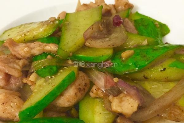 洋葱黄瓜小炒肉的做法图解8