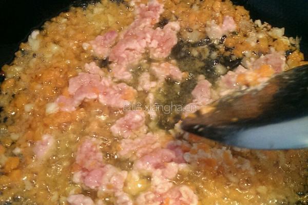 瘦肉虾仁西红柿拌面酱的做法图解5
