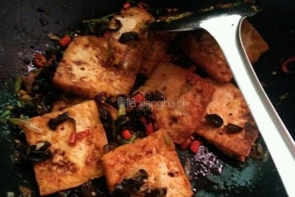 小炒豆腐的做法图解5