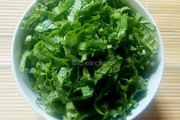 蔬菜叶饼的做法图解2