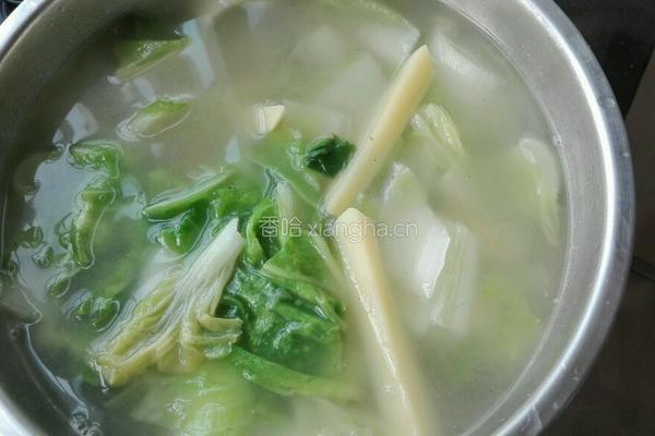 小白菜炖土豆的做法图解3