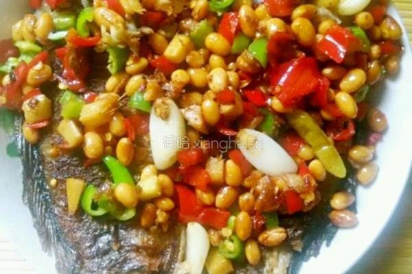黄豆烧鱼的做法图解6