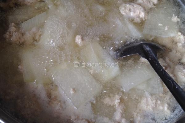 冬瓜肉末汤的做法图解5