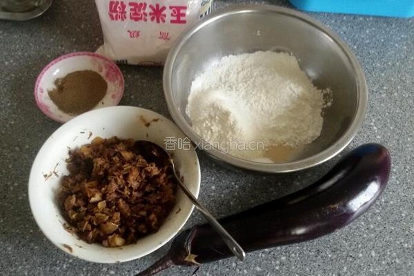 脆皮炸茄盒的做法图解1