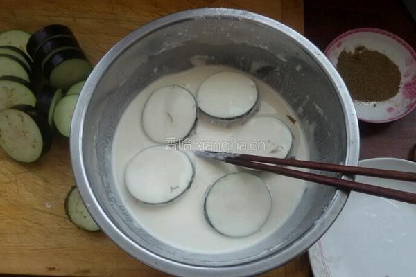 脆皮炸茄盒的做法图解5