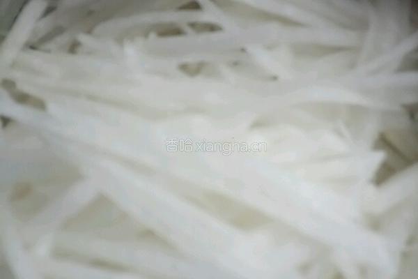 萝卜丝肉丸的做法图解2