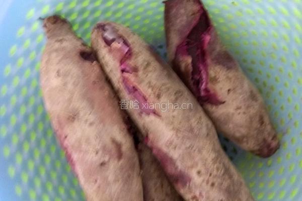 紫薯花包的做法图解3