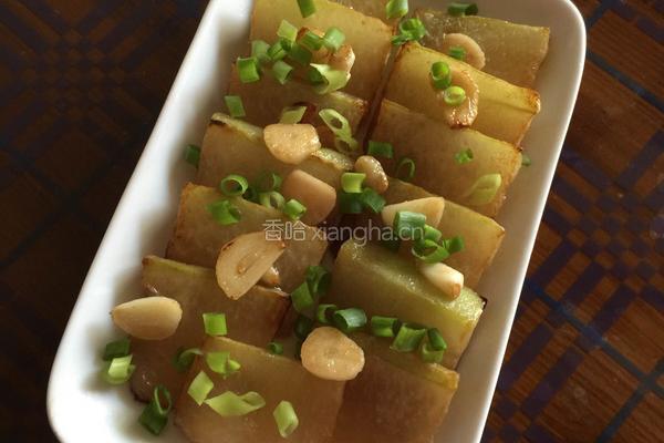 蒜片煎冬瓜的做法图解5