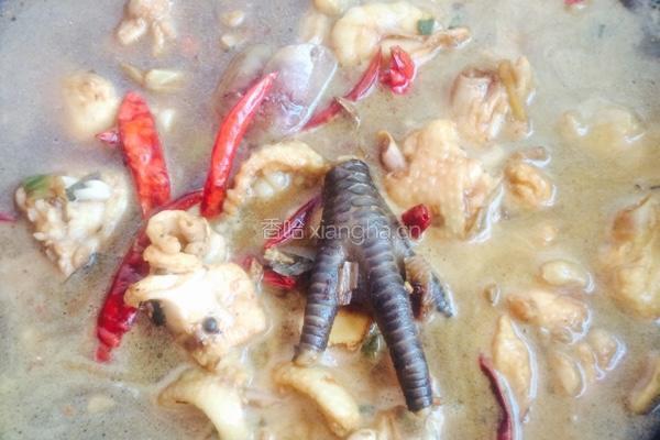 小鸡炖干豆角的做法图解6