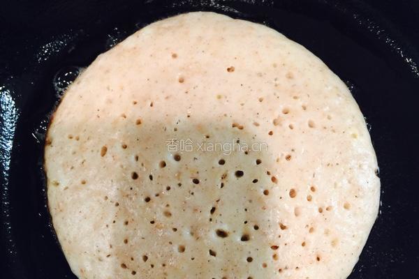 香蕉燕麦煎饼的做法图解4