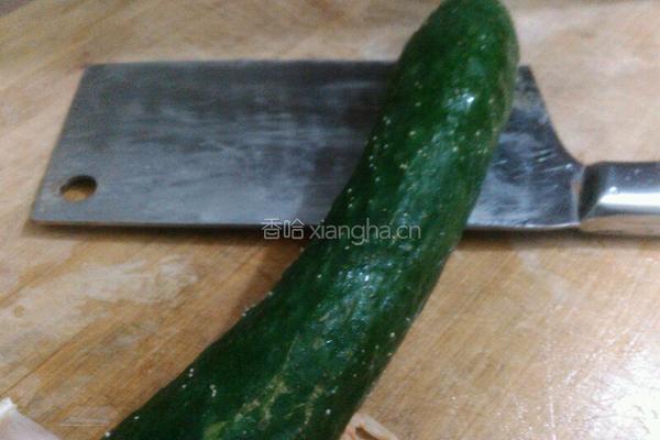虾米炒青瓜的做法图解4