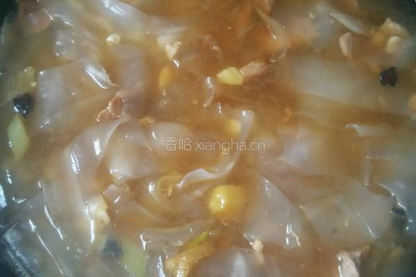 粉皮肉汤的做法图解4