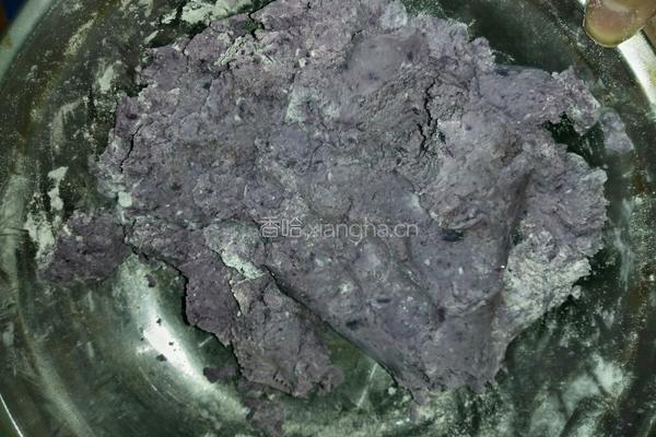 奶香紫薯红枣糯米糕的做法图解3