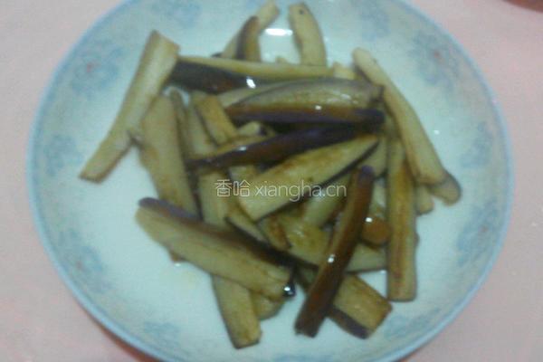 肉沫茄条的做法图解4
