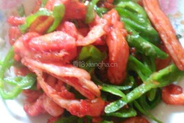 青椒里脊肉