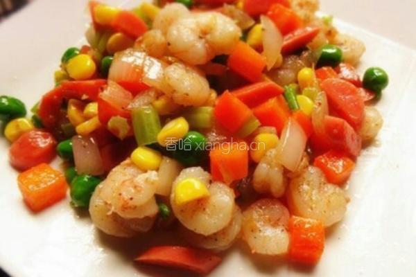 虾仁鸡蛋饼的做法图解8