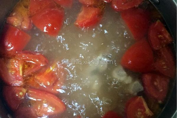 土豆番茄排骨汤的做法图解5