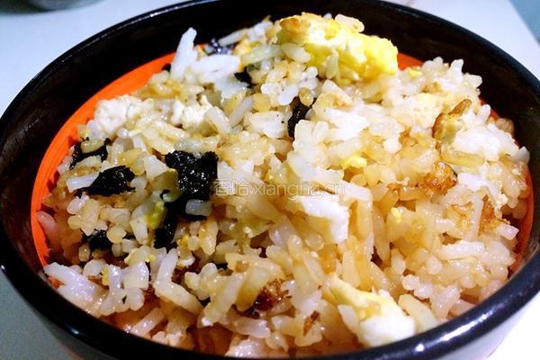 海苔蛋炒饭的做法图解4