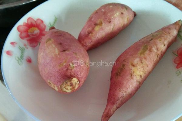 电饼铛烤地瓜的做法图解1