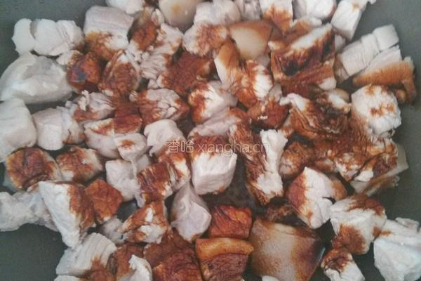 酱油烧肉的做法图解5