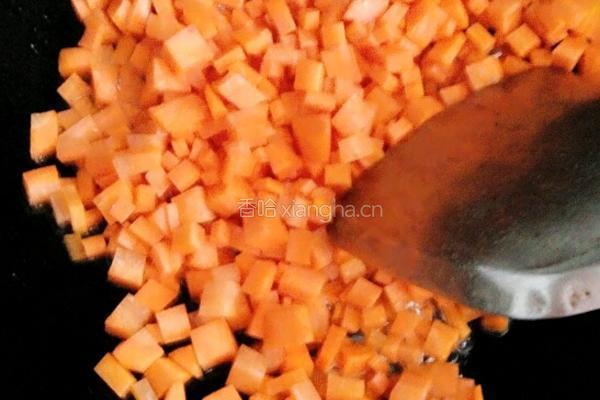 香菇胡萝卜肉丝饭的做法图解4